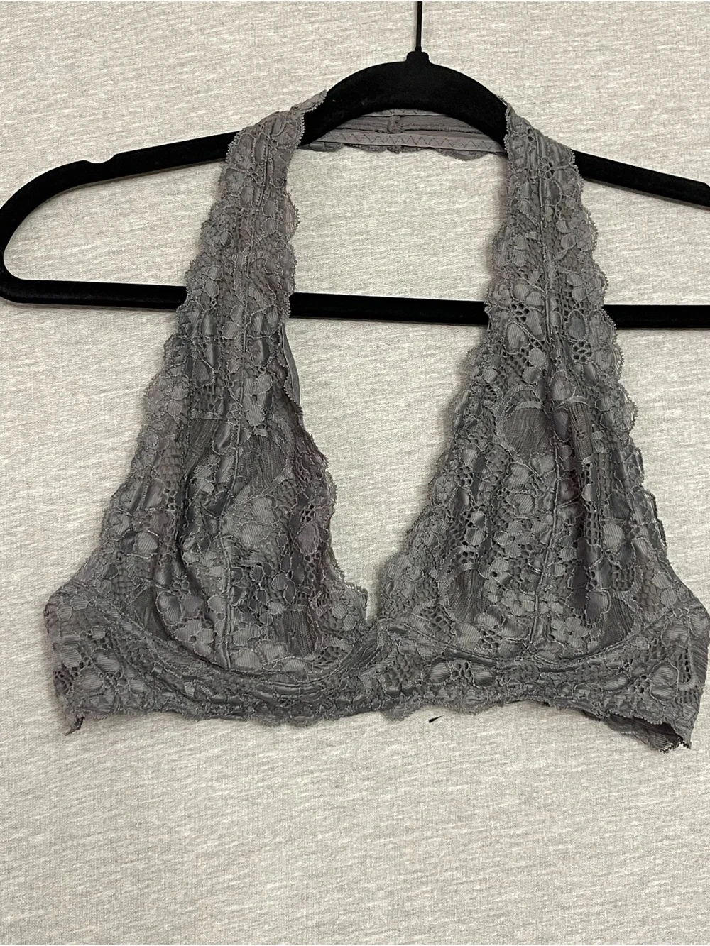 Free People Lace Halter Bralette